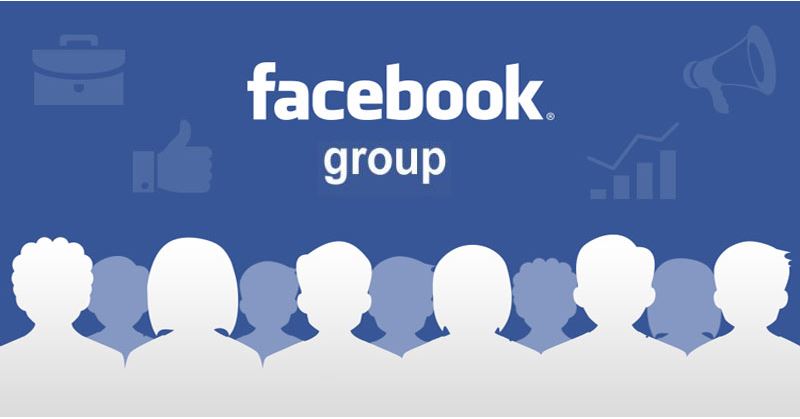 Liên kết với các nhóm trên Facebook.