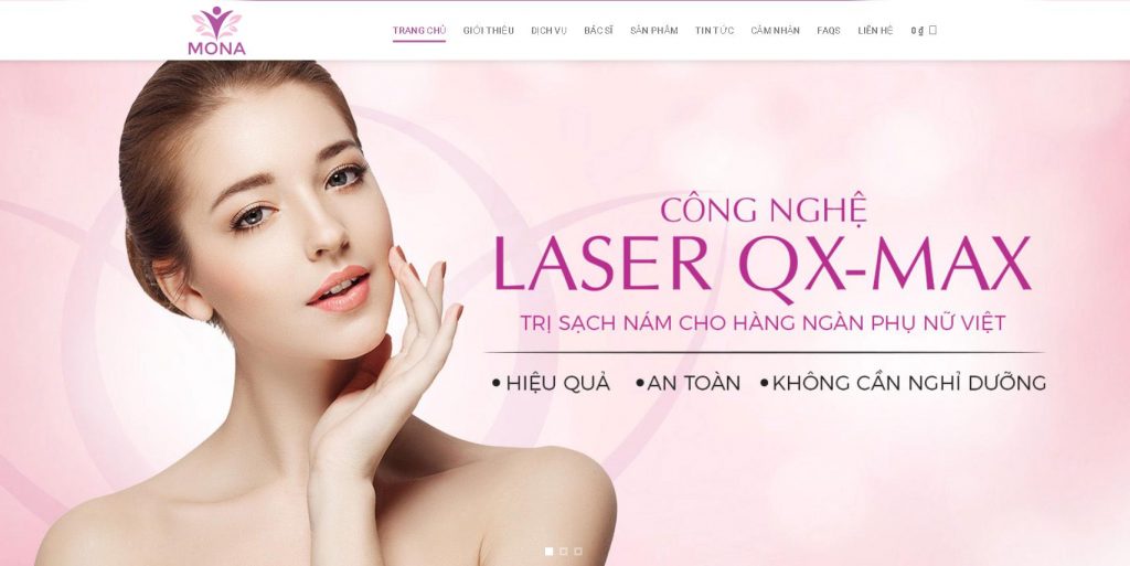 thiết kế website spa