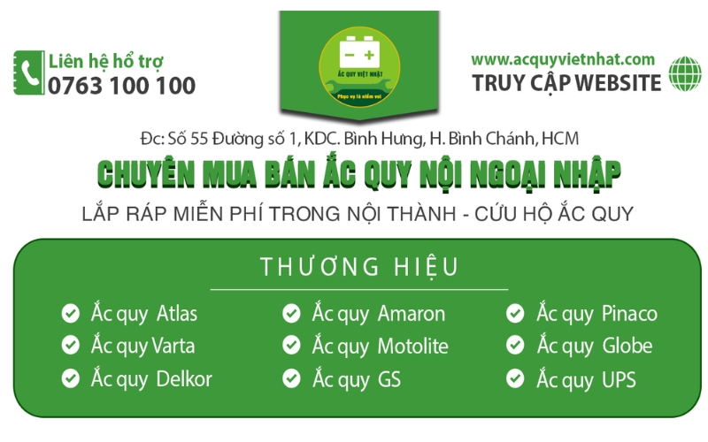 Cửa hàng Ắc quy Việt Nhật