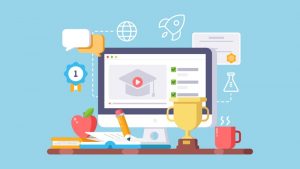 học trực tuyến trên máy tính