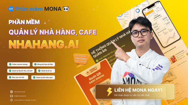 Phần mềm quản lý nhà hàng NHAHANG.AI